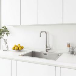 Ausmann Inox Square kökskran med svängbar pip helt i rostfritt stål 1208958309