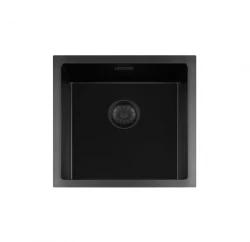 Lorreine BQ serie diskho 45x45 cm svart med svart propp 40BQ-T
