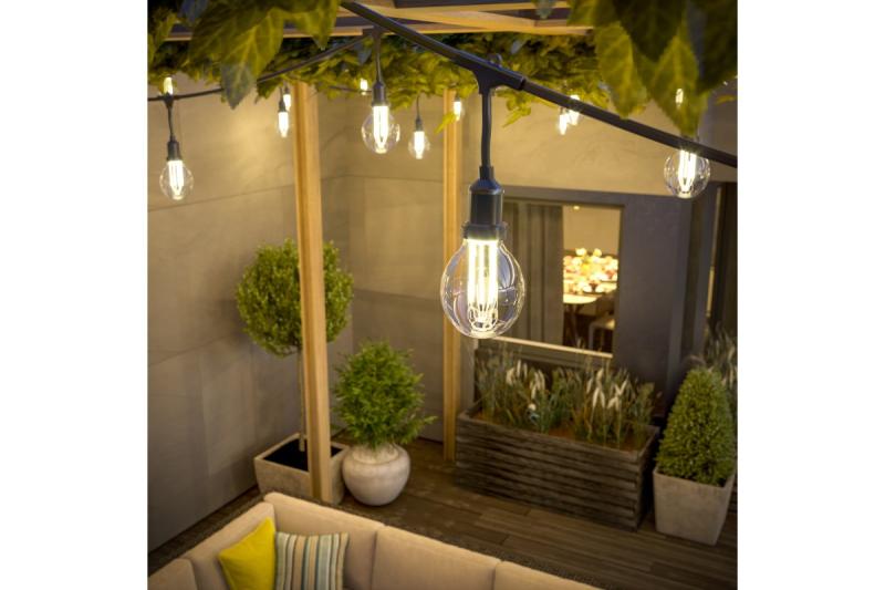 Dekor Trädgårdsslinga 10m AC220-240V 50-60Hz 10xE27 2x0,75mm 1208958646