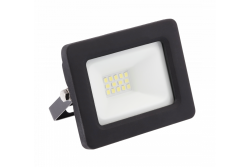 G-TECH LED-strålkastare 10W, 800lm AC220-240V, 50/60 Hz, PF>0,9, RA>80, IP65, 120°, 6400K, svart 1208959184