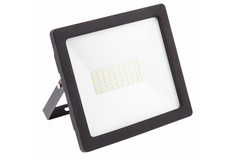 G-TECH LED-strålkastare 50W, 4000lm AC220-240V, 50/60 Hz, PF>0,9, RA>80, IP65, 120°, 4000K, svart 1208959192