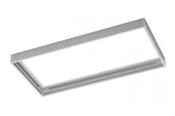 Ram för ytmontage av LED-paneler 30x60cm (TYPU KING, PRINCE, INNOVO), utan skruvar, vit 1208959230