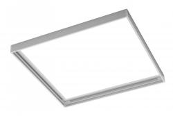 G-TECH Ram för ytmontering av LED-paneler 45x45cm, utan skruvar, vit 1208959231