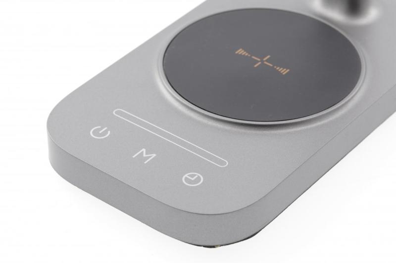 Decor Bordslampa Bressi 8W 450lm AC220-240V 3-CCT Trådlös Laddning USB PF>0,5 RA>80 Grå 1208962480