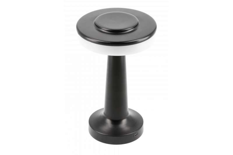 Dekor Skrivbordslampa Monum 3W 200lm DC 5V 1A 3000 K 3 grader. Dimmbar med 1800 mAh batteri, svart. 1208962504