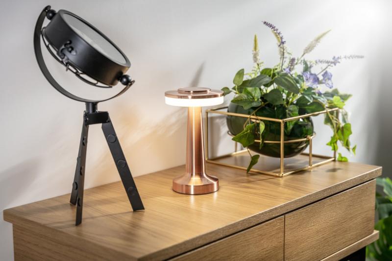 Decor Monum skrivbordslampa 3W 200lm DC 5V 1A 3000 K 3 stycken Dimbar batteri 1800 mAh koppar. 1208962506