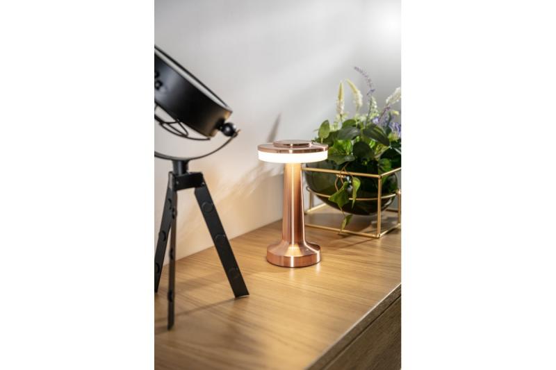 Decor Monum skrivbordslampa 3W 200lm DC 5V 1A 3000 K 3 stycken Dimbar batteri 1800 mAh koppar. 1208962506