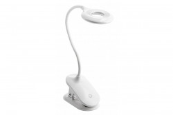 Skrivbordslampa RINGO 4W 200lm. DC5V 1A 3000K-6000K 3-CCT bat.1200 mAh Ra>80 dimbar vit. 1208962507