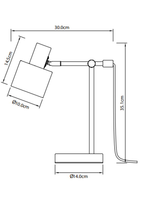 Dekor Bordslampa SELVIA II 6072 max. 250V 50/60Hz 1*E14 max. 25 W dia. 10 cm IP20 guld/svart 1208962516