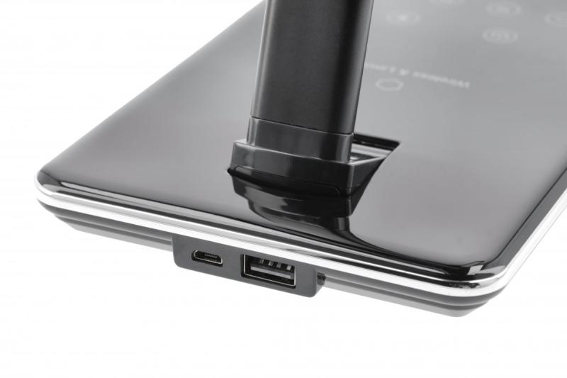 Dekor Skrivbordslampa Tritton 6W 340lm AC220-240V 4-CCT Trådlös Laddning USB PF>0,5 RA>80 svart 1208962518