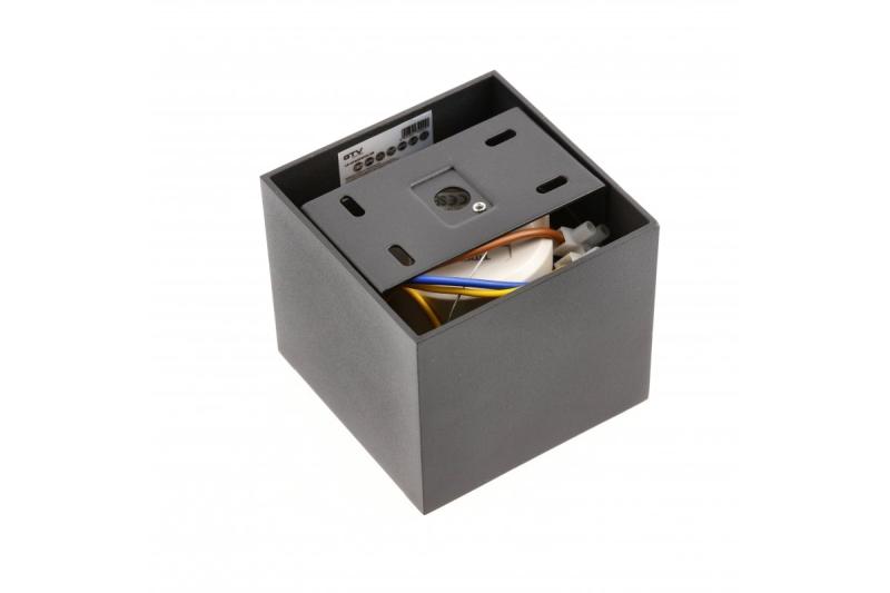 Dekor LED-armatur ARTEMIDA 20W 1920lm AC220-240V 50/60 Hz PF>0,9 Ra≥80 IP20 IK08 4000K 38° fyrkantig svart. 1208962642