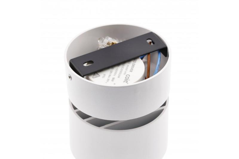 Dekor LED armatur BIANCO 8W 680lm AC220-240V 50/60 Hz PF>0,9 Ra≥80 IP20 IK06 36° 4000K rund vit. 1208962671