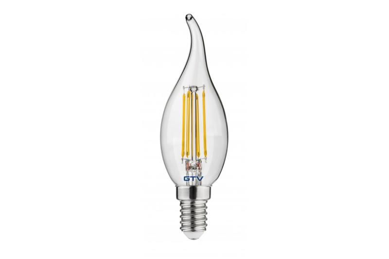 LED-lampa, FILAMENT, C35L, 4000K, E14, 4W, 440Im, AC220-240V/ 50-60Hz, RA>80, 360° 1208962688