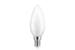 LED LJUSKÄLLA, MJÖLK FILAMENT, A-G, C35, 3000K, E14, 4,0W, AC220-240V, 360°, 420lm, 44mA 1208962693