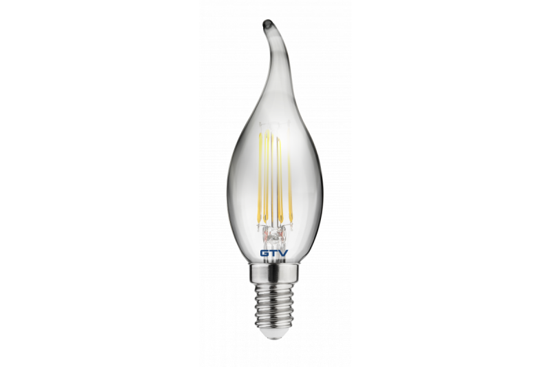 Dekorativ LED-ljus, FILAMENT, C35L, 27006, E14, 4W, 240lm, AC220-240V/ 50-60Hz, RA>80, 360° 1208962696