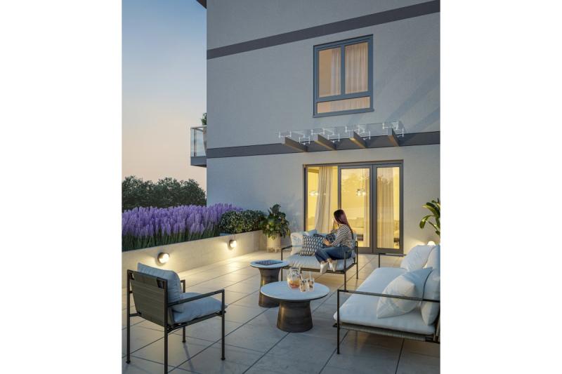 Dekorationsfasadbelysning CANTI LED 12W 1000lm AC220-240V 50/60Hz IP65 4000K 1208962698