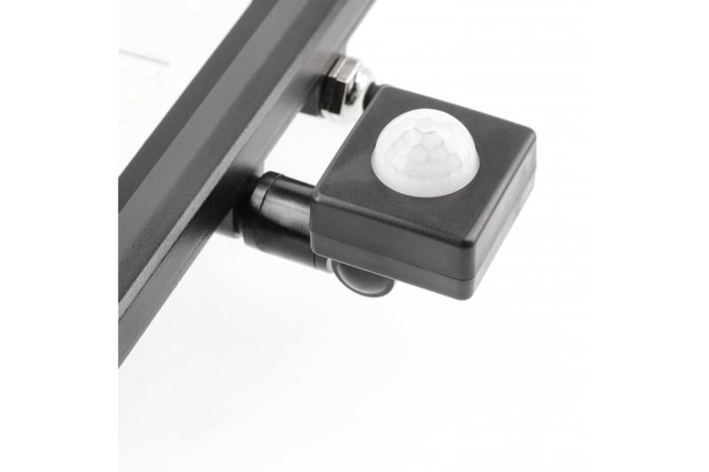 LED-strålkastare iNEXT med rörelsesensor 20 W 1600 lm, PF>0,9, RA>80, IP65, 120°, 6400 K, svart kropp 1208962859