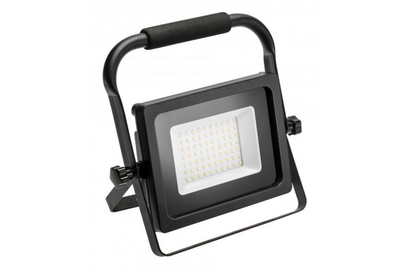 LED-strålkastare iNEXT (bärbar) 30W 2400lm, PF>0,9, RA>80, IP65, 120°, 6400K, svart kropp 1208962861