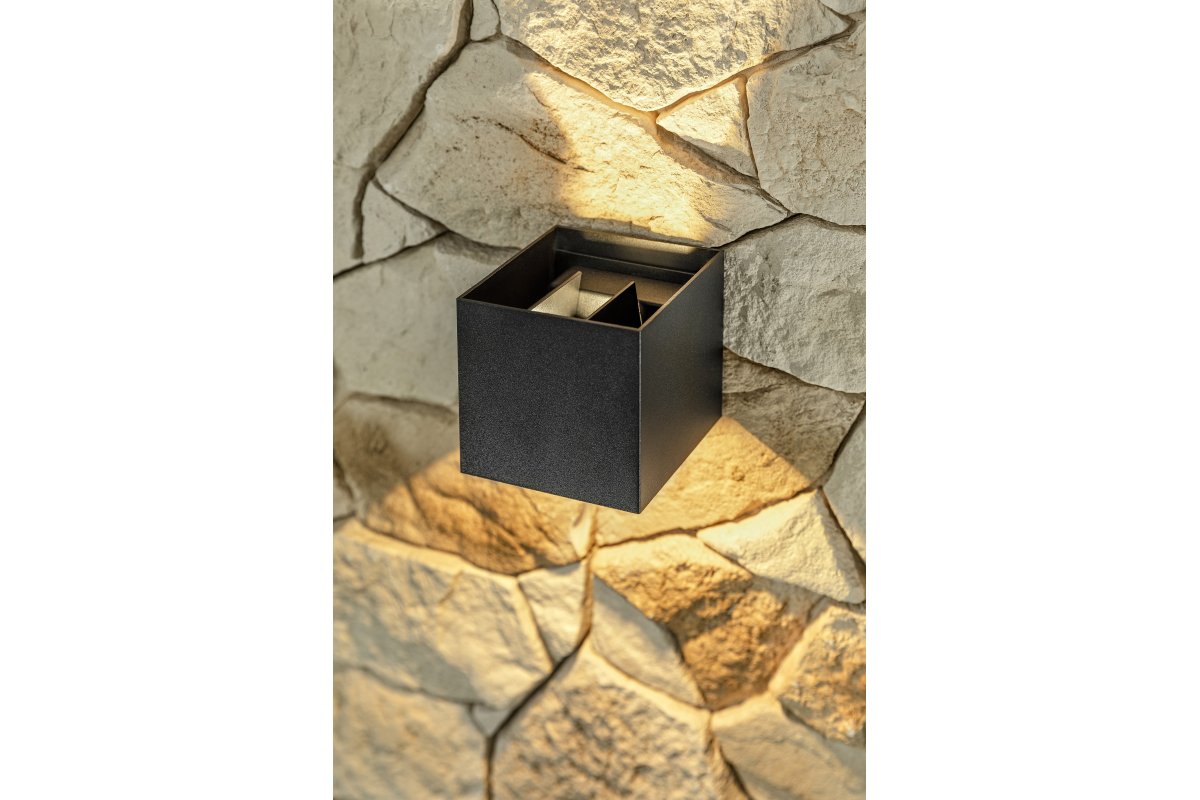 Dekor MISSOURI-K LED-lampa 7W 540lm AC220-240V 50/60 Hz PF>0.5 Ra≥80 IP54 IK08 4000K fyrkantig svart. 1208962994 - Productafbeelding 2