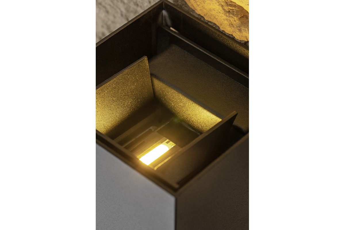 Dekor MISSOURI-K LED-lampa 7W 540lm AC220-240V 50/60 Hz PF>0.5 Ra≥80 IP54 IK08 4000K fyrkantig svart. 1208962994 - Productafbeelding 3