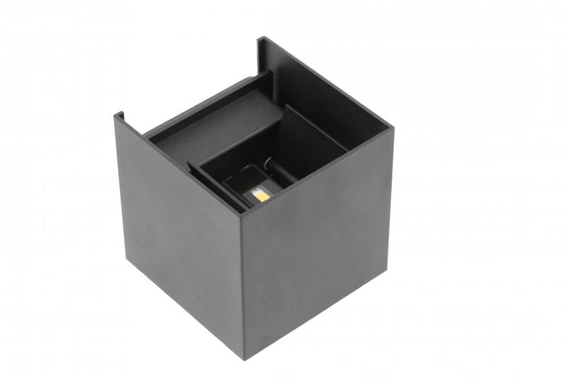 Dekor MISSOURI-K LED-lampa 7W 540lm AC220-240V 50/60 Hz PF>0.5 Ra≥80 IP54 IK08 4000K fyrkantig svart. 1208962994