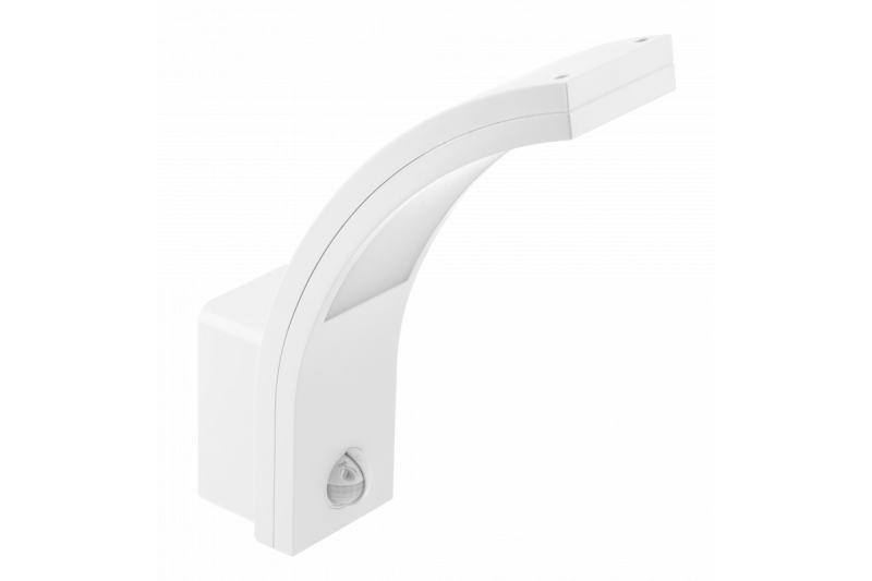 Dekor LED-armatur PARIS med rörelsesensor 10W 900lm IP54 AC220-240V 50/60Hz 140° 9m 4000K vit. 1208963095