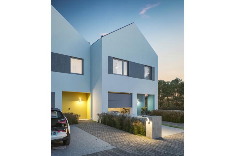 Dekor LED-armatur PARIS med rörelsesensor 10W 900lm IP54 AC220-240V 50/60Hz 140° 9m 4000K vit. 1208963095