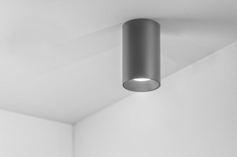 Dekor LED-armatur PRIME 10W 1000lm AC220-240V 50/60 Hz PF>0,5 Ra≥80 IP20 IK06 36° 4000K grå 1208963111