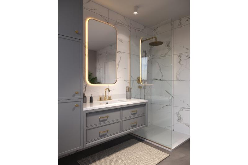 Dekor LED-armatur PRIME 10W 1000lm AC220-240V 50/60 Hz PF>0,5 Ra≥80 IP20 IK06 36° 4000K grå 1208963111