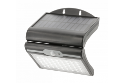 RAMOS Solarfasadlampa med Rörelse/Skymningssensor, 50W, 300lm, 3,7V 1800mAh, IP44, 6000K, Svart 1208963115
