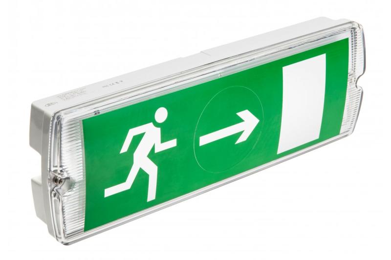 LED-nödbelysning SAHER-1 LED DUO, 3W, 300lm, AC220-240V, 50-60Hz, IP65, 1h, 6400K 1208963122