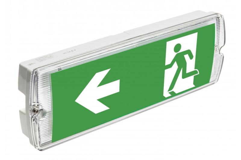 LED-nödbelysning SAHER-3 LED DUO, 3W, 300lm, AC220-240V, 50-60Hz, IP65, 3h, 6400K 1208963123