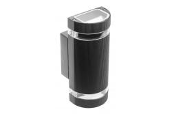 Dekor Väggarmatur med två riktningar SILVA GU10 MAX.2x50W IP54 AC220-240V 50/60Hz svart. 1208963135
