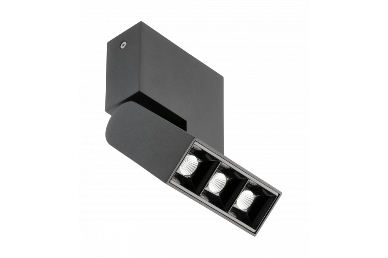 Dekor LED-armatur SIERRA 8W 720lm AC220-240V 50/60 Hz PF>0,5 Ra≥80 IP20 IK08 4000K 48° svart. 1208963166