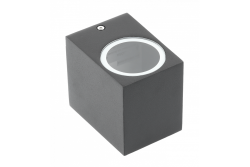 Dekorationsfasadbelysning med enkelriktat trafik TIAGO KW GU10 MAX.35W IP54 AC220-240V 50/60Hz svart. 1208963206