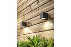 Dekorationsfasadbelysning med enkelriktat trafik TIAGO KW GU10 MAX.35W IP54 AC220-240V 50/60Hz svart. 1208963206