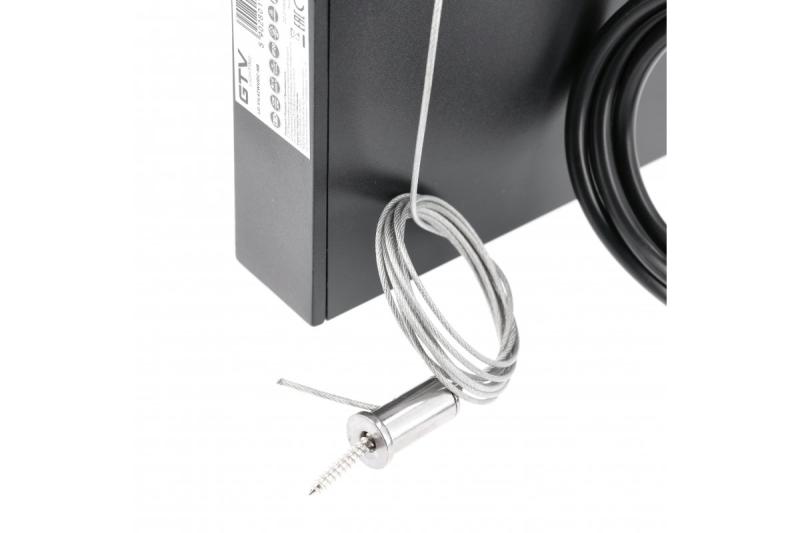 Dekorativ LED-upphängd armatur VILANA 42W (30W+12W) 4000K RA>80 220-240VAC 48/120° UGR<19 120cm svart. 1208963237