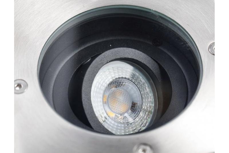 Dekorationsbelysning INRUN LUMINAIRE BETA-O med justerbar vinkel max. 50 W GU10 IP67 AC220-240V 50/60Hz rostfritt stål. 1208963698