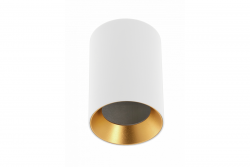Dekor Takarmatur AERO II aluminium 70x100mm IP20 max. 20W rund vit. 1208963810