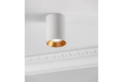 Dekor Takarmatur AERO II aluminium 70x100mm IP20 max. 20W rund vit. 1208963810