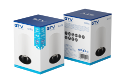 Dekor Takarmatur ARIES PC 73x105mm IP20 max 20W rund vit/svart. 1208963818