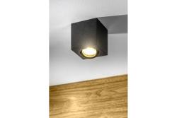 Dekor Takarmatur AVEIRO BIS aluminium 80x80x90mm IP20 max 20W fyrkantig svart. 1208963836