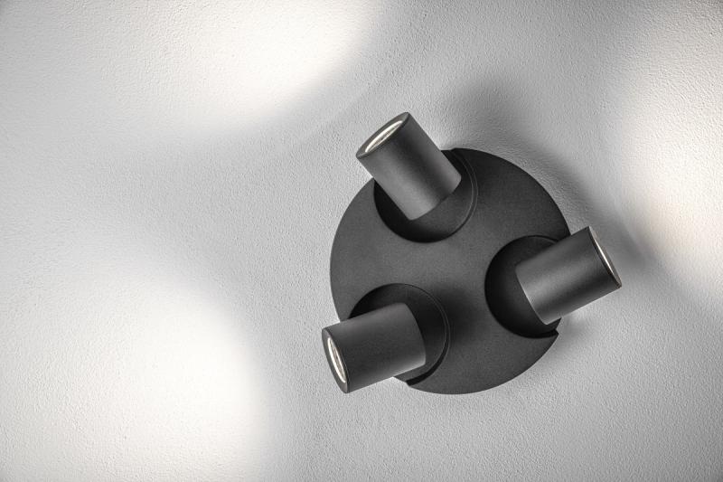 Dekor Takarmatur BLINK II max. 250V 50/60 Hz GU10 max. 20W*3 IP 20 trippel svart 1208963848