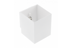 Dekorationsväggarmatur CAMPIONE aluminium G9 IP20 max. 40W IP20 fyrkantig vit. 1208963850