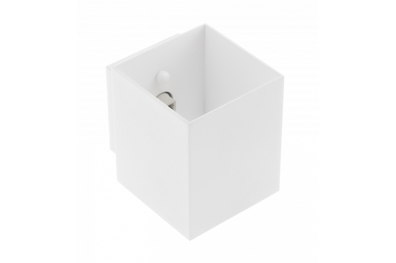 Dekorationsväggarmatur CAMPIONE aluminium G9 IP20 max. 40W IP20 fyrkantig vit. 1208963850