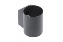 Dekorationsväggarmatur CAMPIONE aluminium G9 IP20 max. 40W IP20 rund svart. 1208963851