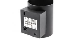 Dekorationsväggarmatur CAMPIONE aluminium G9 IP20 max. 40W IP20 rund svart. 1208963851