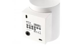 Dekorationsväggarmatur CAMPIONE aluminium G9 IP20 max. 40W IP20 rund vit. 1208963852