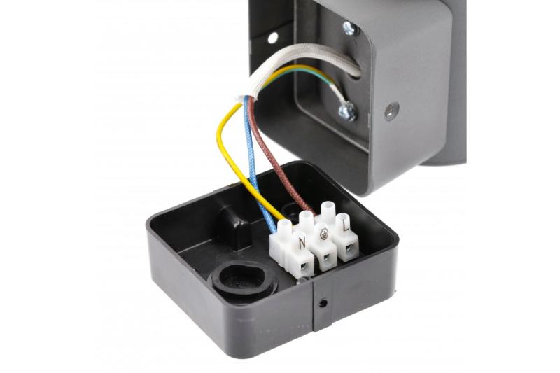 Decor Trädgårdsarmatur CORTA-AU E27 MAX.25W IP44 AC220-240V 50-60Hz övre raka vägglampa antracit. 1208963857