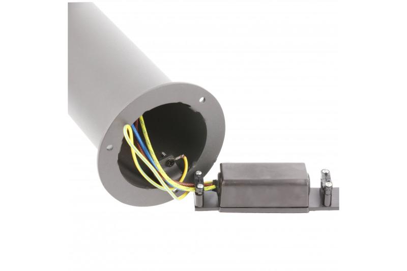 Dekor Trädgårdsstolpe CORTA-P 36 IP54 AC220-240V 50-60Hz 4*Schucko uttag max. 3500W stolpe grafit. 1208963859